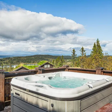 Hytteeventyr I Valdres Med Jacuzzi, 5 Soverom, Alpinbakke Og Skiloyper Like Ved!