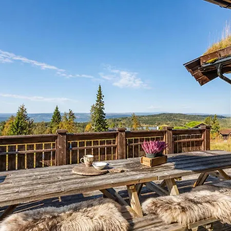 Hytteeventyr I Valdres Med Jacuzzi, 5 Soverom, Alpinbakke Og Skiloyper Like Ved!